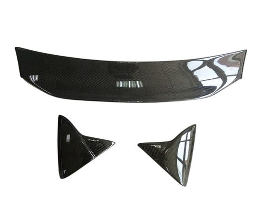 Volkswagen Golf R GTI Base MK7 MK7.5 2015 2016 2017 2018 2019 2020 2021 with Aftermarket Parts - Rear Roof Spoiler Carbon Fiber from Aero Republic