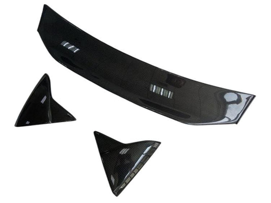 Volkswagen Golf R GTI Base MK7 MK7.5 2015 2016 2017 2018 2019 2020 2021 with Aftermarket Parts - Rear Roof Spoiler Carbon Fiber from Aero Republic