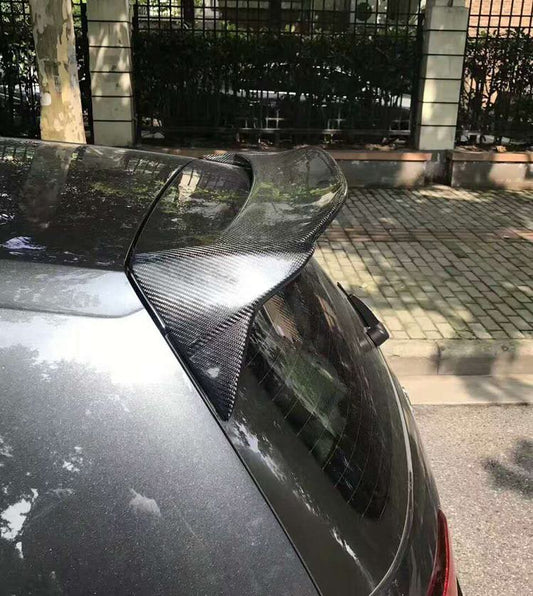 Volkswagen Golf R GTI Base MK7 MK7.5 2015 2016 2017 2018 2019 2020 2021 with Aftermarket Parts - Rear Roof Spoiler Carbon Fiber from Aero Republic