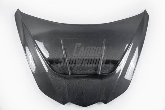 Chevrolet Corvette C8 2020-ON with Aftermarket Parts - Hood Bonnet Carbon Fiber / FRP from Aero Republic