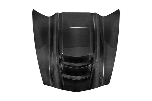 Chevrolet Corvette C7 Base Stingray Z06 Z51 2014-2019 with Aero Republic's Aftermarket Parts - ZR1 Style Hood Bonnet Carbon Fiber / FRP