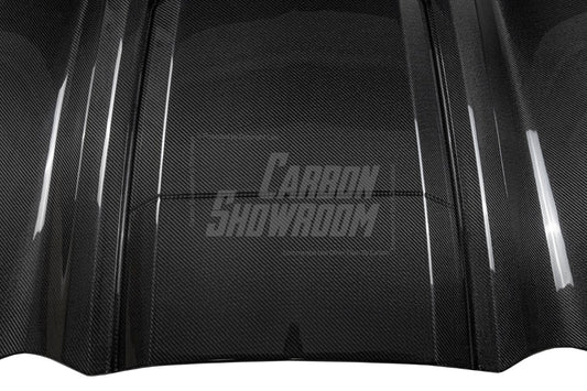 Chevrolet Corvette C7 Base Stingray Z06 Z51 2014-2019 with Aero Republic's Aftermarket Parts - ZR1 Style Hood Bonnet Carbon Fiber / FRP