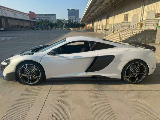 McLaren 650S MP4-12C 2012 2013 2014 2015 2016 with Aftermarket Parts - 675LT Style Side Skirts Carbon Fiber / FRP from Aero Republic