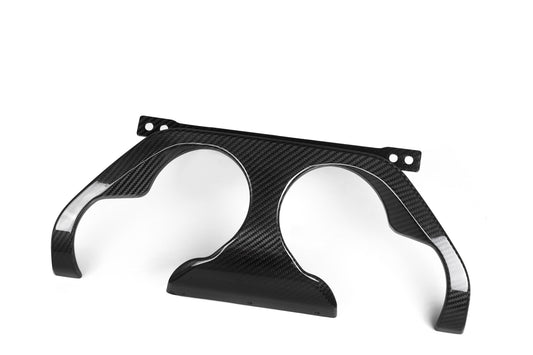 BMW M2 M2C G87 2023 2024 with Aftermarket Parts - MP Style / Center Quad Exit Rear Bumper Center Diffuser Plate Pre-preg Carbon Fiber from Aero Republic