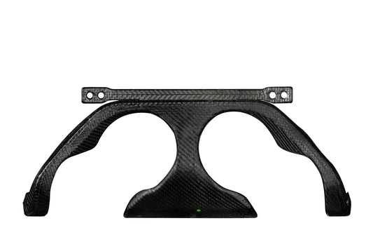BMW M2 M2C G87 2023 2024 with Aftermarket Parts - MP Style / Center Quad Exit Rear Bumper Center Diffuser Plate Pre-preg Carbon Fiber from Aero Republic