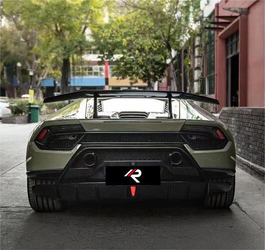 Lamborghini Huracan LP580 LP610 2015-2017 with Aftermarket Parts - LP580 or Perfomante & LP610 Style Rear Upper Grill FRP from Aero Republic