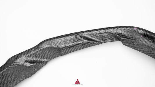 Audi S7 A7 (with S-bumper) C8 2019-ON with Aftermarket Parts - ART V2 Style Front Lip Dry Pre-preg Carbon Fiber from ArmorExtend