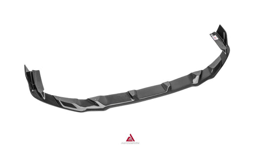 Audi S7 A7 (with S-bumper) C8 2019-ON with Aftermarket Parts - ART V2 Style Front Lip Dry Pre-preg Carbon Fiber from ArmorExtend