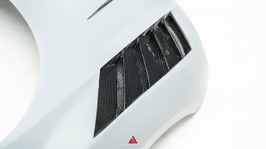 Audi R8 Gen 2 2017 2018 2019 2020 2021 2022 2023 with Aftermarket Parts - AE Style Hood Bonnet Double-sided Carbon Fiber / Partial Carbon Fiber from ArmorExtend
