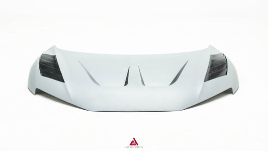 Audi R8 Gen 2 2017 2018 2019 2020 2021 2022 2023 with Aftermarket Parts - AE Style Hood Bonnet Double-sided Carbon Fiber / Partial Carbon Fiber from ArmorExtend