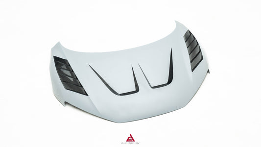 Audi R8 Gen 2 2017 2018 2019 2020 2021 2022 2023 with Aftermarket Parts - AE Style Hood Bonnet Double-sided Carbon Fiber / Partial Carbon Fiber from ArmorExtend