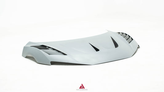 Audi R8 Gen 2 2017 2018 2019 2020 2021 2022 2023 with Aftermarket Parts - AE Style Hood Bonnet Double-sided Carbon Fiber / Partial Carbon Fiber from ArmorExtend