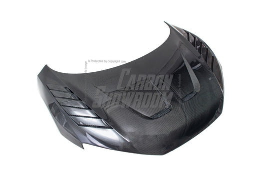Audi R8 Gen 2 2017 2018 2019 2020 2021 2022 2023 with Aftermarket Parts - AE Style Hood Bonnet Double-sided Carbon Fiber / Partial Carbon Fiber from ArmorExtend