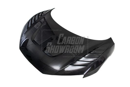 Audi R8 Gen 2 2017 2018 2019 2020 2021 2022 2023 with Aftermarket Parts - AE Style Hood Bonnet Double-sided Carbon Fiber / Partial Carbon Fiber from ArmorExtend