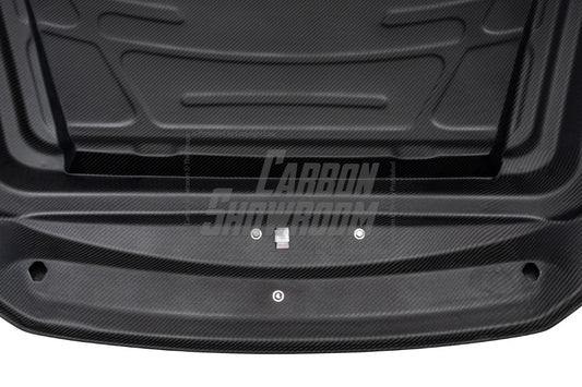Audi R8 Gen 2 2017 2018 2019 2020 2021 2022 2023 with Aftermarket Parts - AE Style Hood Bonnet Double-sided Carbon Fiber / Partial Carbon Fiber from ArmorExtend