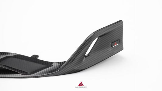 Audi R8 Gen 2 Facelift 2020 2021 2022 2023 with Aftermarket Parts - ART Front Lip Dry Pre-preg Carbon Fiber from ArmorExtend