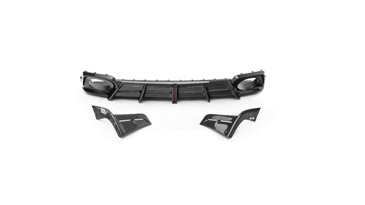 Audi R8 Gen 2 Facelift 2020 2021 2022 2023 with Aftermarket Parts - ART Rear Diffuser Dry Pre-preg Carbon Fiber from ArmorExtend