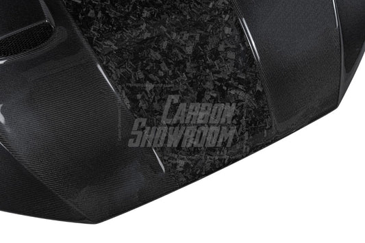 Audi RS4 B9 B9.5 2018-ON & S4 / A4 / A4 Allroad / A4 Avant B9 B9.5 2017 2018 2019 2020 2021 2022 2023 2024 with Aftermarket Parts - AE Style Hood Bonnet Carbon Fiber from ArmorExtend