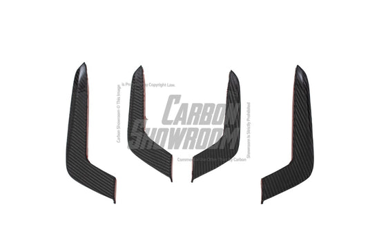 Audi RS5 B9.5 2020 2021 2022 2023 2024 with Aftermarket Parts - AE Style Front Canards Carbon Fiber from ArmorExtend