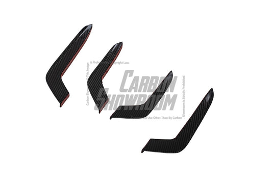 Audi RS5 B9.5 2020 2021 2022 2023 2024 with Aftermarket Parts - AE Style Front Canards Carbon Fiber from ArmorExtend