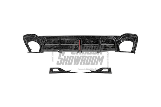 Audi RS5 B9.5 2020 2021 2022 2023 2024 with Aftermarket Parts - AE Style Rear Diffuser Carbon Fiber from ArmorExtend