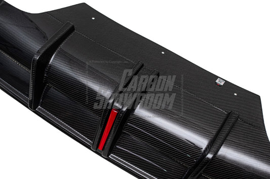 Audi RS5 B9.5 2020 2021 2022 2023 2024 with Aftermarket Parts - AE Style Rear Diffuser Carbon Fiber from ArmorExtend