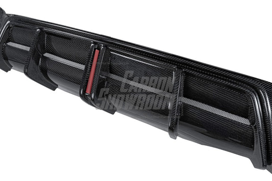 Audi RS5 B9.5 2020 2021 2022 2023 2024 with Aftermarket Parts - AE Style Rear Diffuser Carbon Fiber from ArmorExtend