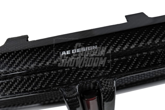 Audi RS5 B9.5 2020 2021 2022 2023 2024 with Aftermarket Parts - AE Style Rear Diffuser Carbon Fiber from ArmorExtend