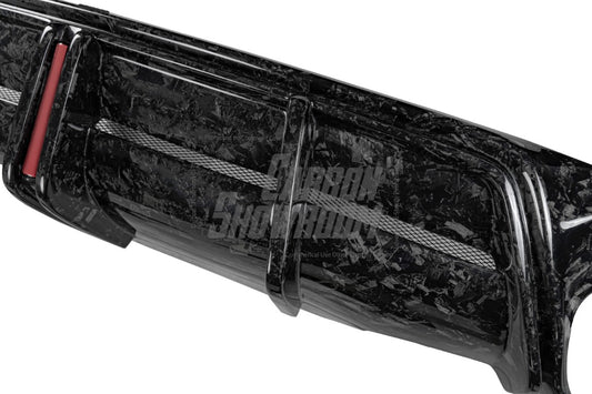 Audi RS5 B9.5 2020 2021 2022 2023 2024 with Aftermarket Parts - AE Style Rear Diffuser Carbon Fiber from ArmorExtend