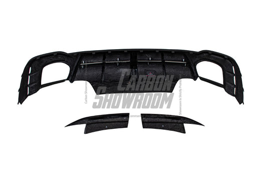 Audi RS5 B9.5 2020 2021 2022 2023 2024 with Aftermarket Parts - AE Style Rear Diffuser Carbon Fiber from ArmorExtend