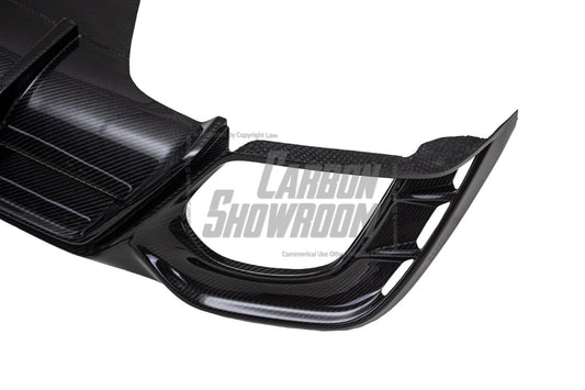 Audi RS5 B9.5 2020 2021 2022 2023 2024 with Aftermarket Parts - AE Style Rear Diffuser Carbon Fiber from ArmorExtend