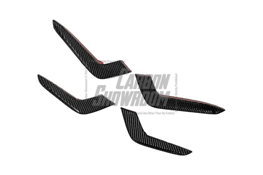 Audi RS5 B9.5 2020 2021 2022 2023 2024 with Aftermarket Parts - AE Style Front Canards Carbon Fiber from ArmorExtend