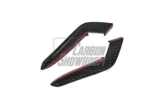 Audi RS5 B9.5 2020 2021 2022 2023 2024 with Aftermarket Parts - AE Style Front Canards Carbon Fiber from ArmorExtend