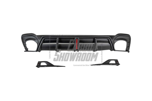 Audi RS5 B9.5 2020 2021 2022 2023 2024 with Aftermarket Parts - AE Style Rear Diffuser Carbon Fiber from ArmorExtend