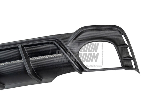 Audi RS5 B9.5 2020 2021 2022 2023 2024 with Aftermarket Parts - AE Style Rear Diffuser Carbon Fiber from ArmorExtend