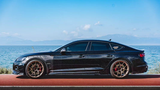 Audi RS5 B9 B9.5 2017 2018 2019 2020 2021 2022 2023 2024 2025 with Aftermarket Parts - AE Style Front Fenders Carbon Fiber from ArmorExtend