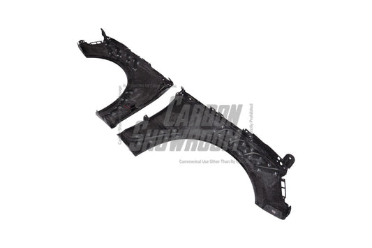 Audi RS5 B9 / B9.5 2017 2018 2019 2020 2021 2022 2023 2024 with Aftermarket Parts - AE Style Front Fenders Carbon Fiber from ArmorExtend