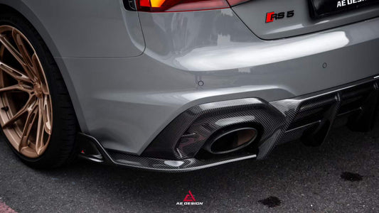 ArmorExtend ART V2 Rear Canards for Audi RS5 B9.5 2020-2025 Dry Pre-preg Carbon Fiber