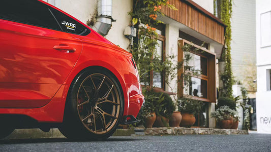 Audi RS5 B9.5 2020 2021 2022 2023 2024 Early 2025 with Aftermarket Parts - AE Style Rear Diffuser Carbon Fiber from ArmorExtend