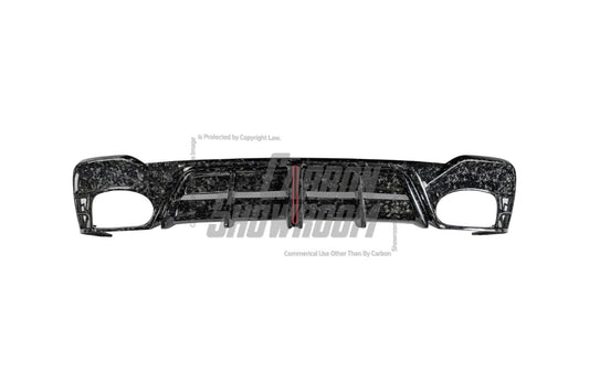 Audi RS6 C8 2020 2021 2022 2023 2024 & RS7 C8 2020 2021 2022 2023 2024 with Aftermarket Parts - AE Rear Diffuser & Canards Carbon Fiber from ArmorExtend