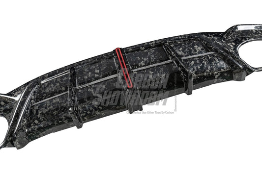 Audi RS6 C8 2020 2021 2022 2023 2024 & RS7 C8 2020 2021 2022 2023 2024 with Aftermarket Parts - AE Rear Diffuser & Canards Carbon Fiber from ArmorExtend