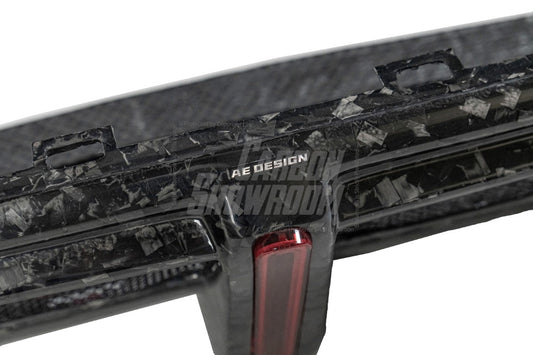 Audi RS6 C8 2020 2021 2022 2023 2024 & RS7 C8 2020 2021 2022 2023 2024 with Aftermarket Parts - AE Rear Diffuser & Canards Carbon Fiber from ArmorExtend