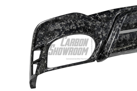 Audi RS6 C8 2020 2021 2022 2023 2024 & RS7 C8 2020 2021 2022 2023 2024 with Aftermarket Parts - AE Rear Diffuser & Canards Carbon Fiber from ArmorExtend