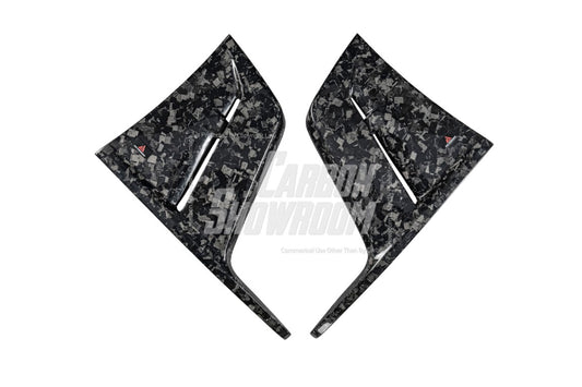 Audi RS6 C8 2020 2021 2022 2023 2024 & RS7 C8 2020 2021 2022 2023 2024 with Aftermarket Parts - AE Rear Diffuser & Canards Carbon Fiber from ArmorExtend