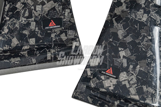 Audi RS6 C8 2020 2021 2022 2023 2024 & RS7 C8 2020 2021 2022 2023 2024 with Aftermarket Parts - AE Rear Diffuser & Canards Carbon Fiber from ArmorExtend