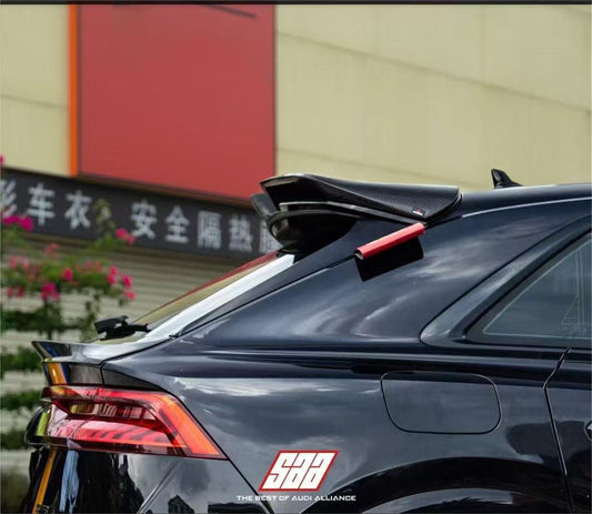 Audi RSQ8 2021 2022 2023 2024 with Aftermarket Parts - AE Roof Spoiler Pre-preg Carbon Fiber from ArmorExtend