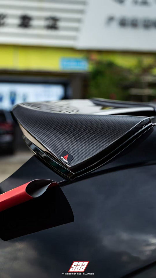 Audi RSQ8 2021 2022 2023 2024 with Aftermarket Parts - AE Roof Spoiler Pre-preg Carbon Fiber from ArmorExtend