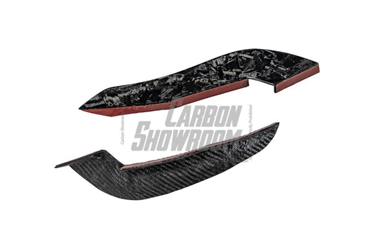 Audi RSQ8 2021 2022 2023 2024 with Aftermarket Parts - AE Style Front Canards Carbon Fiber from ArmorExtend