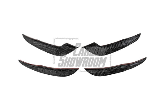 Audi RSQ8 2021 2022 2023 2024 with Aftermarket Parts - AE Style Front Canards Carbon Fiber from ArmorExtend