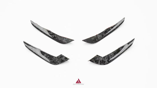 Audi RSQ8 2021 2022 2023 2024 with Aftermarket Parts - AE Style Front Canards Carbon Fiber from ArmorExtend